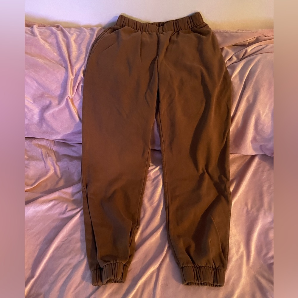 Brown John Galt joggers